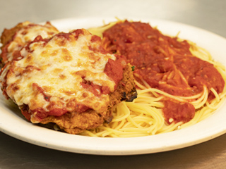 CHICKEN PARMIGIANA DINNER image
