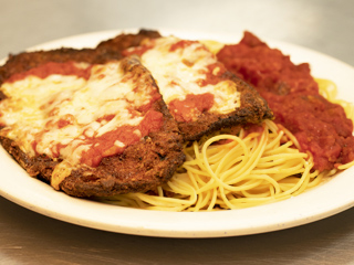 EGGPLANT PARMIGIANA DINNER image